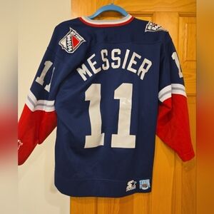 NEW YORK RANGERS L/XL - # 11 MESSIER (VINTAGE 1990s) STARTERMark Messier